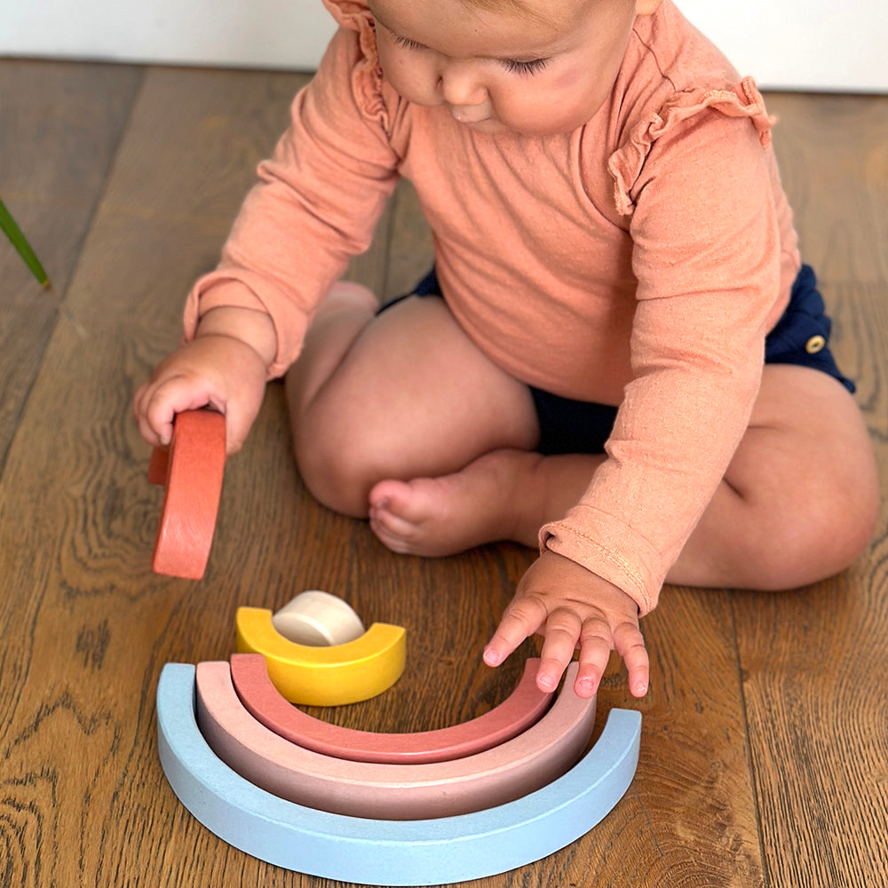 Sunset Tunnel | natural wooden toy for toddlers UK