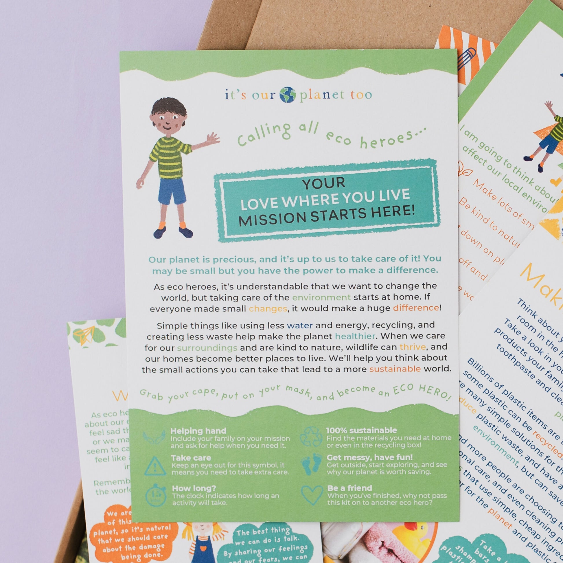 Sustainable Montessori toy: LOVE WHERE YOU LIVE - Children’s eco activity kit (Age 5+) | KIDDYKIND