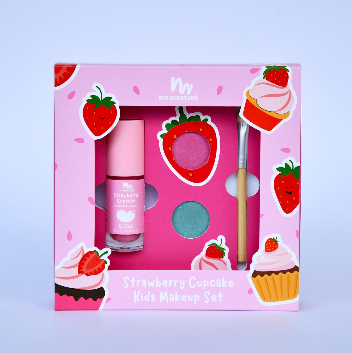 Strawberry Cupcake Mini Play Makeup Gift Set
