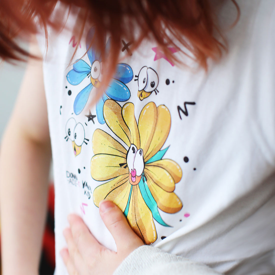 Unisex kids Tank Top - Funky flowers