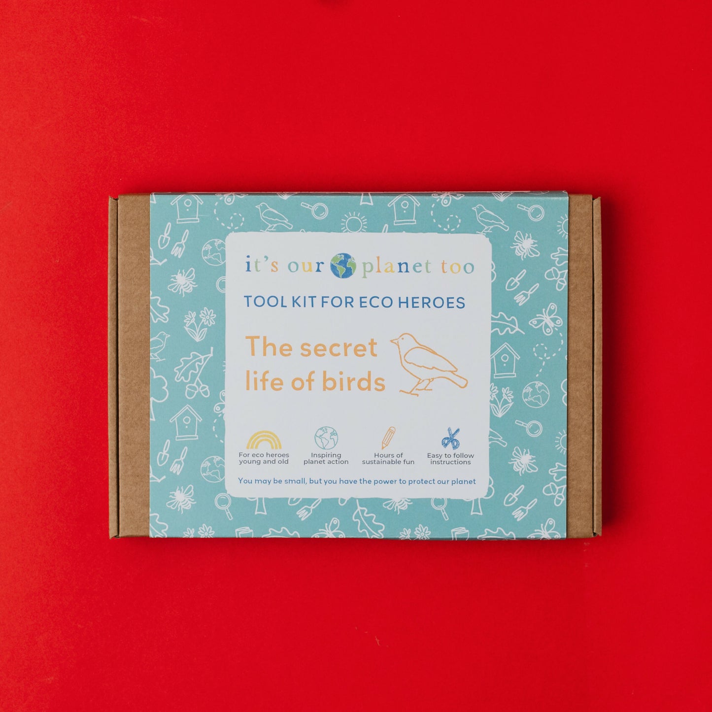 THE SECRET LIFE OF BIRDS - Children’s eco activity kit (Age 5+) | open-ended wooden toy for kids UK