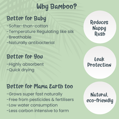 Bamboo Nappies - Mama Bamboo