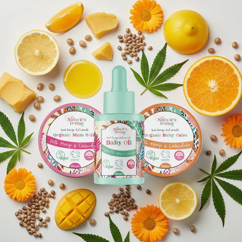 Natural and organic skincare and haircare made for babies and children to heal and protect their sensitive skin.