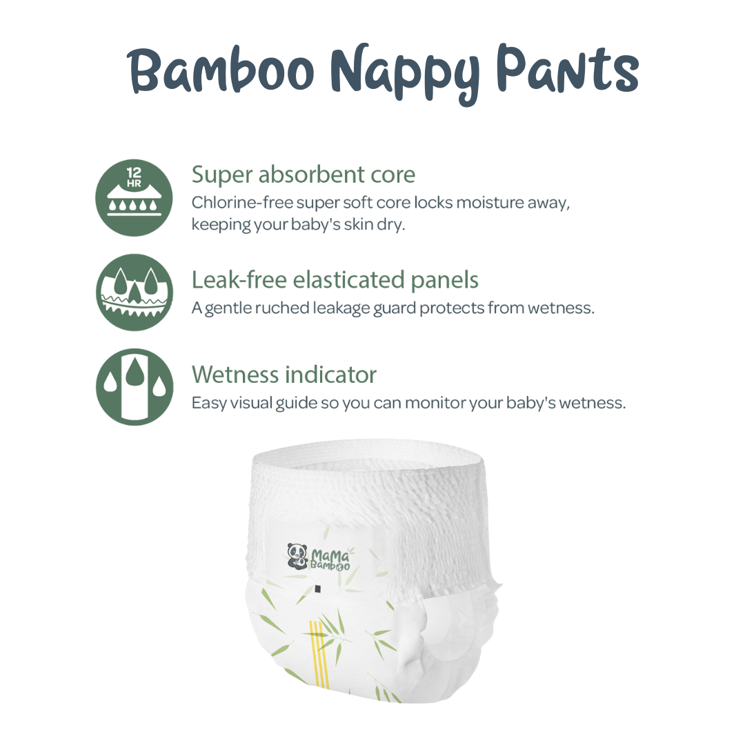 Bamboo Eco Pull-Up Nappy Pants