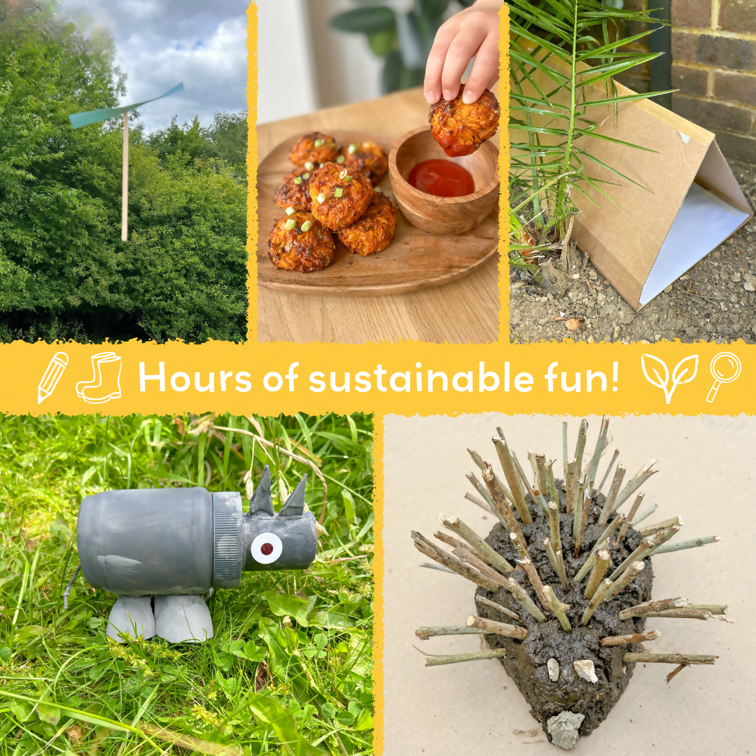 BLACK RHINO WARRIORS - Children’s eco activity kit (Age 5+) | natural wooden toy for toddlers UK
