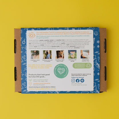 WILD WEATHER - Children’s eco activity kit (Age 5+) — Montessori wooden toy UK | KIDDYKIND
