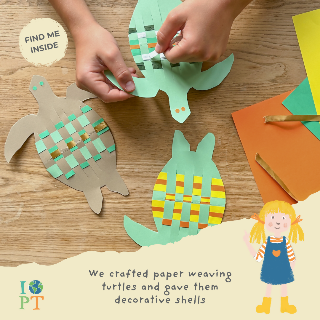 MARVELLOUS MARINE TURTLES - Children’s eco activity kit (Age 5+) | open-ended wooden toy for kids UK