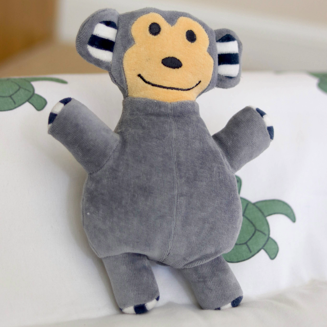 Monkey Teddy by Pure Earth Collection, organic cotton, vetted by KIDDYKIND