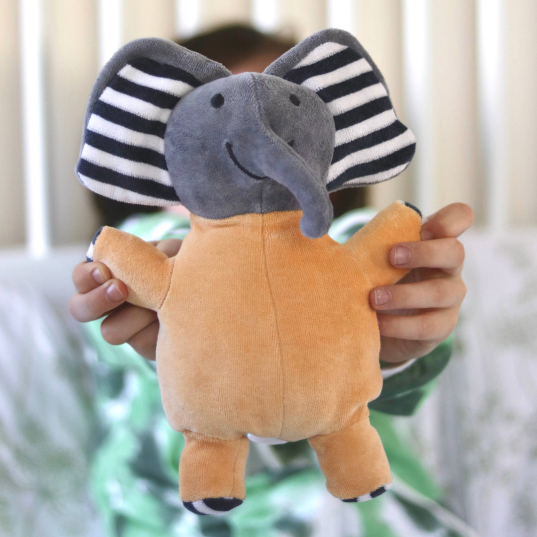 Elephant Teddy by Pure Earth Collection, organic cotton, vetted by KIDDYKIND