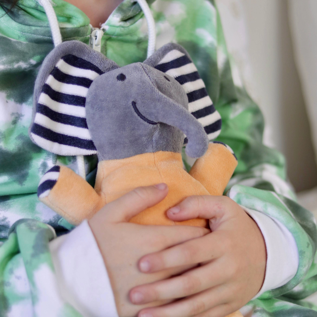 Elephant Teddy by Pure Earth Collection, organic cotton, vetted by KIDDYKIND