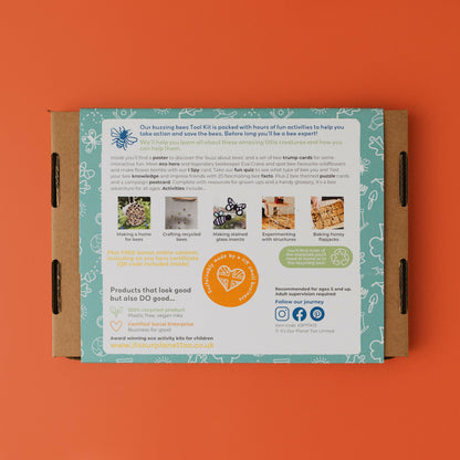 Sustainable Montessori toy: BUZZING BEES - Children’s eco activity kit (Age 5+) | KIDDYKIND