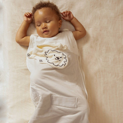 All-Season Bamboo Sleeping Bag - Dawn Grey by Pure Earth Collection, vetted by KIDDYKIND
