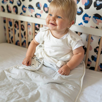 All-Season Bamboo Sleeping Bag - Dawn Grey by Pure Earth Collection, vetted by KIDDYKIND