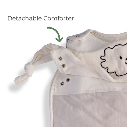 All-Season Bamboo Sleeping Bag - Dawn Grey by Pure Earth Collection, vetted by KIDDYKIND