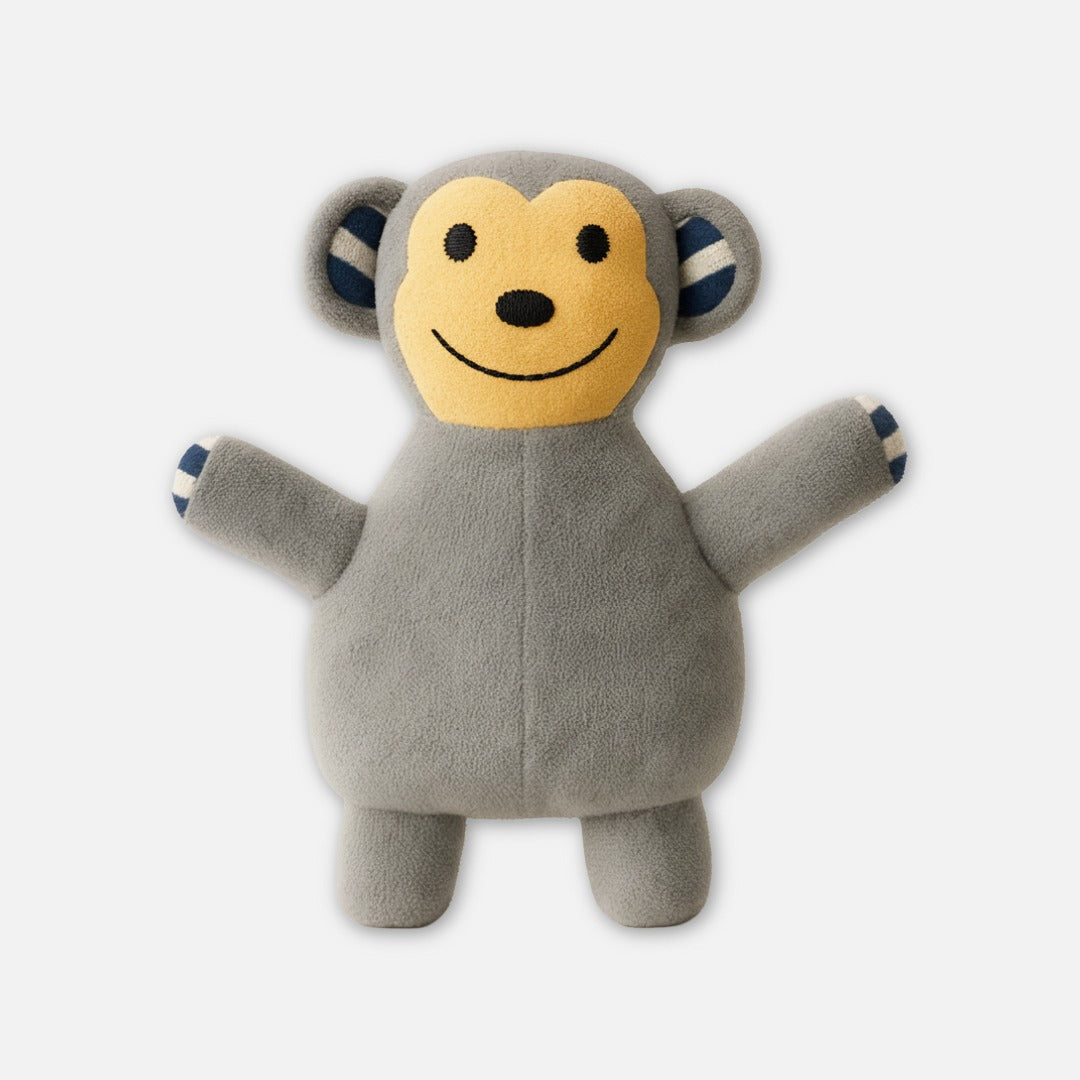 Monkey Teddy by Pure Earth Collection, organic cotton, vetted by KIDDYKIND