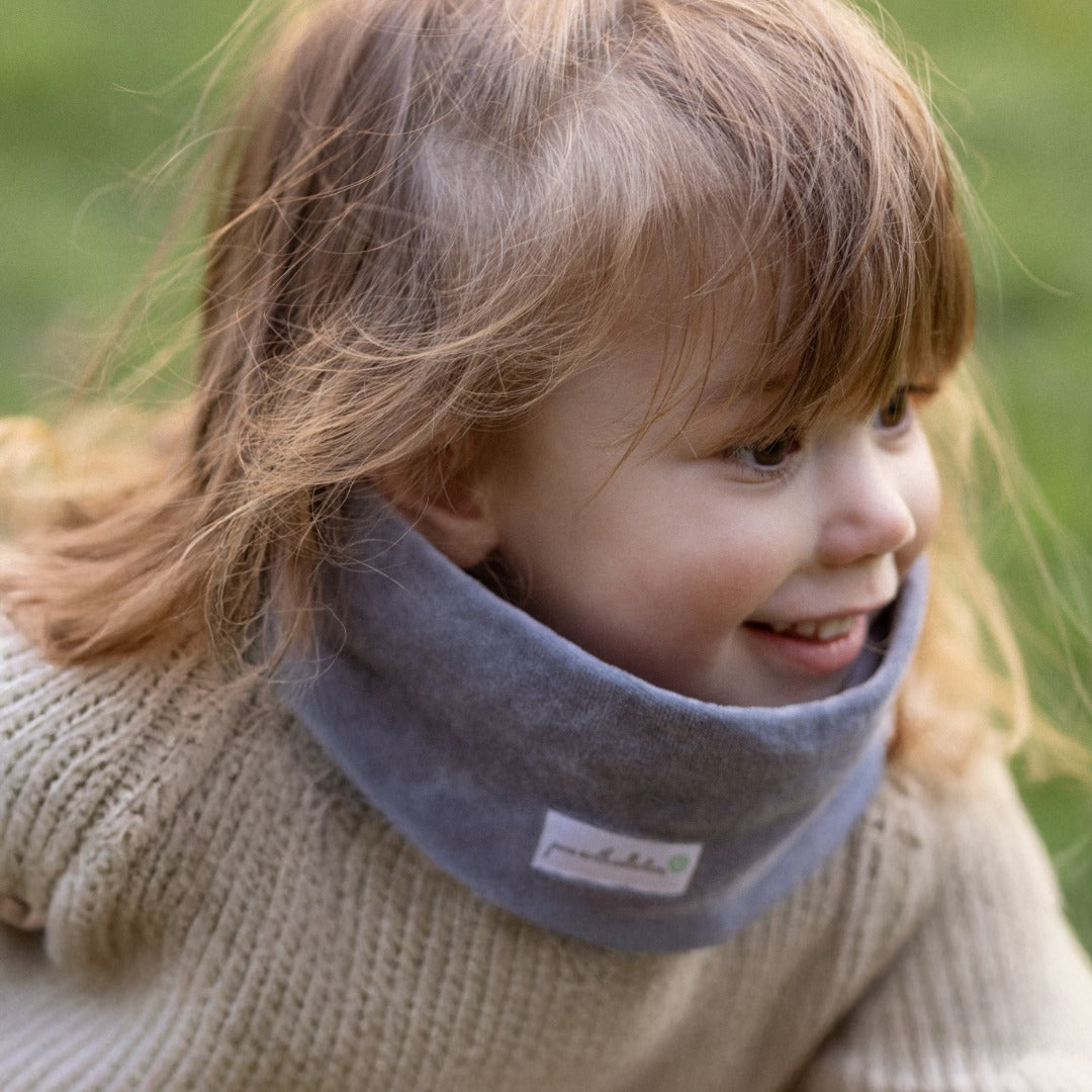 Organic Snood - Grey by Pure Earth Collection, vetted by KIDDYKIND