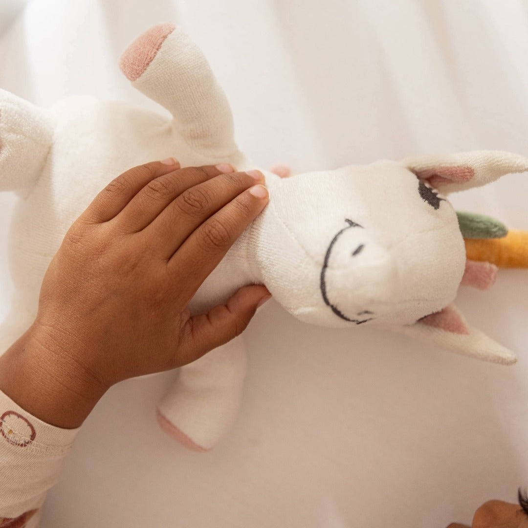 Unicorn Teddy by Pure Earth Collection, organic cotton, vetted by KIDDYKIND