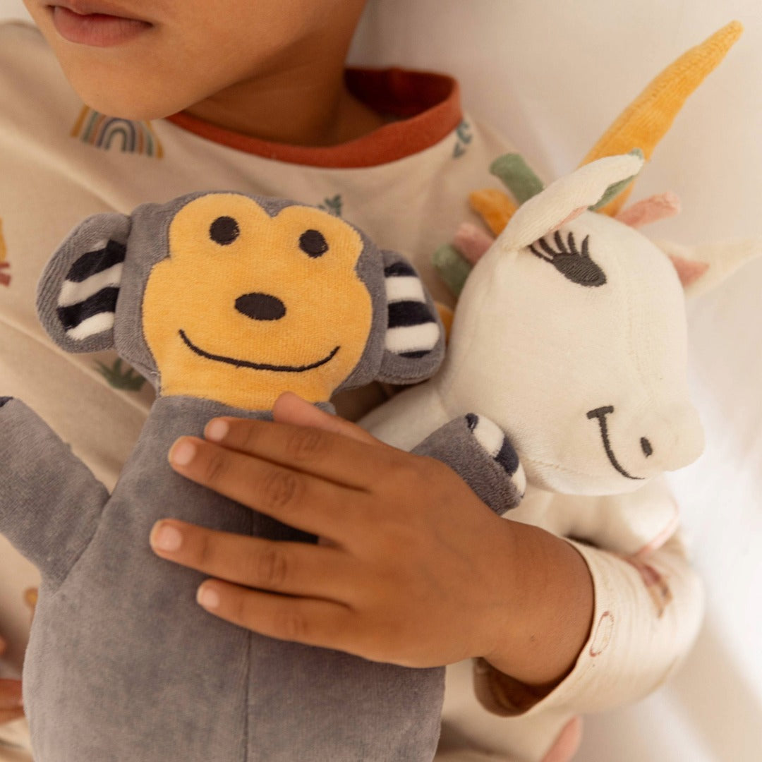 Monkey Teddy by Pure Earth Collection, organic cotton, vetted by KIDDYKIND
