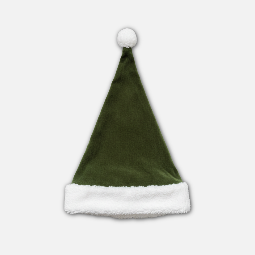 Organic Christmas Hat - Green by Pure Earth Collection, organic cotton, vetted by KIDDYKIND