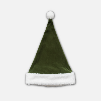 Organic Christmas Hat - Green by Pure Earth Collection, organic cotton, vetted by KIDDYKIND