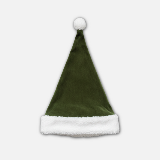 Organic Christmas Hat - Green by Pure Earth Collection, organic cotton, vetted by KIDDYKIND