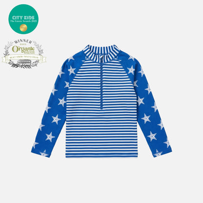 Kids' Rash Vest - Blue by Pure Earth Collection, vetted by KIDDYKIND