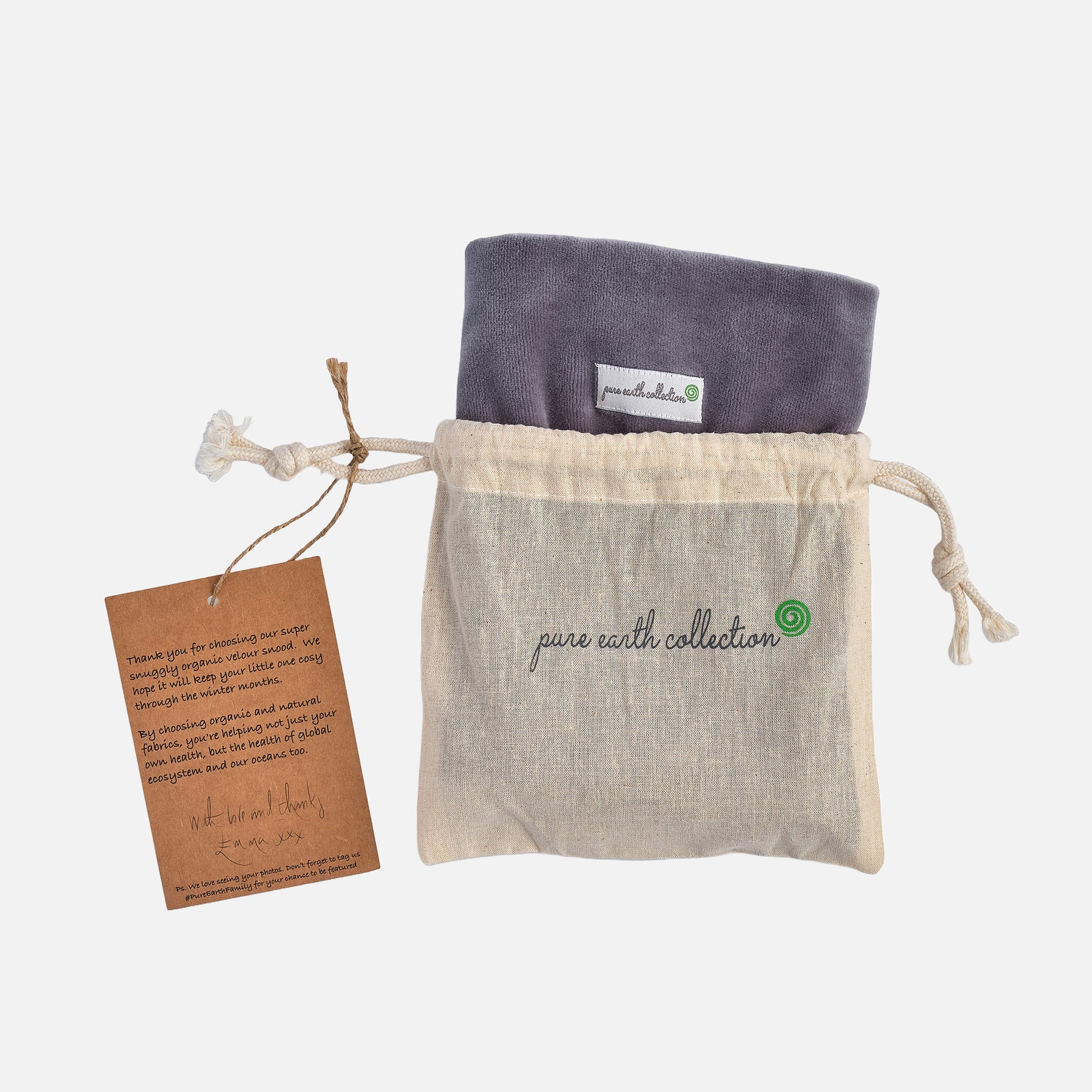 Organic Snood - Stripe by Pure Earth Collection, vetted by KIDDYKIND