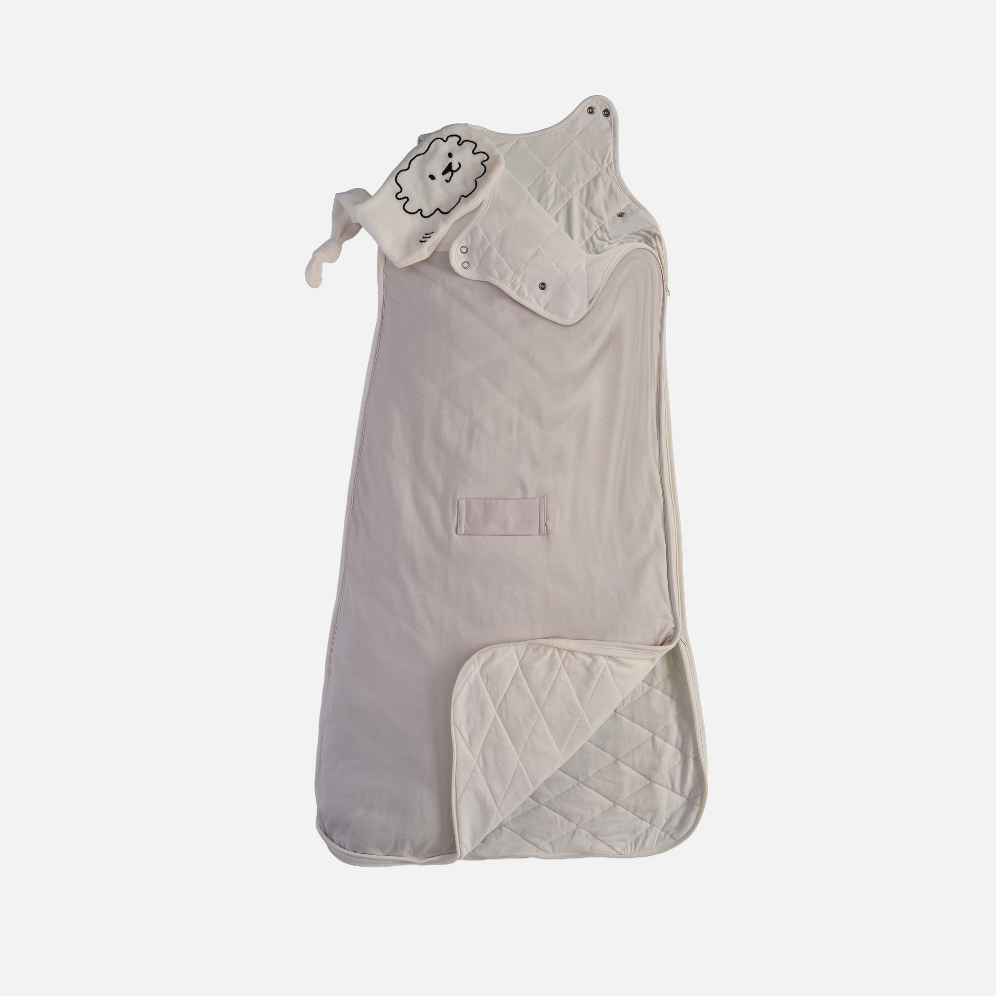 All-Season Bamboo Sleeping Bag - Dawn Grey by Pure Earth Collection, vetted by KIDDYKIND
