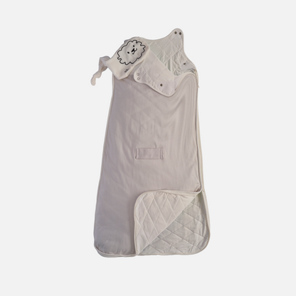 All-Season Bamboo Sleeping Bag - Dawn Grey by Pure Earth Collection, vetted by KIDDYKIND
