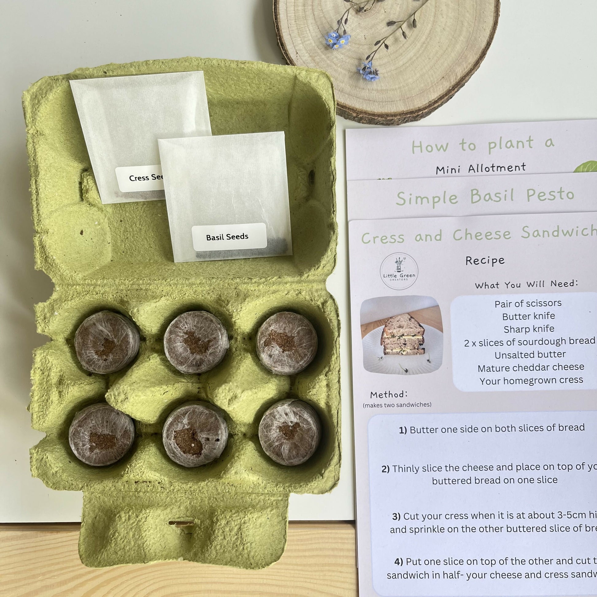 Sustainable Montessori toy: Start A Mini Allotment Kit | KIDDYKIND
