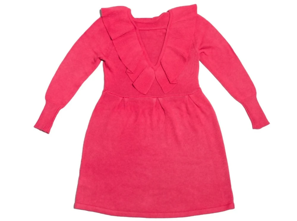 Ruffle Dress - Cashmere & Organic Cotton