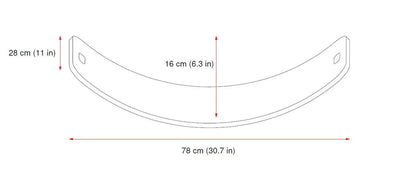 Wooden Balance Board - Major Arc