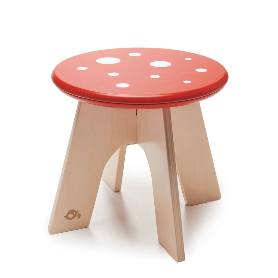 Toadstool by ThreadBeardesign, natural wood, vetted by KIDDYKIND