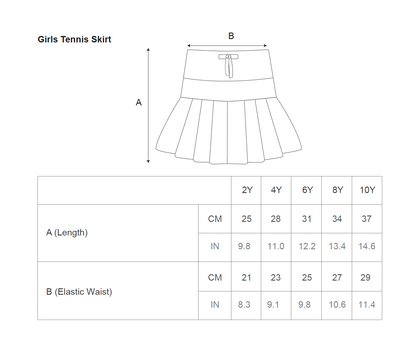 Pleated Tennis Skirt | Bubble Gum