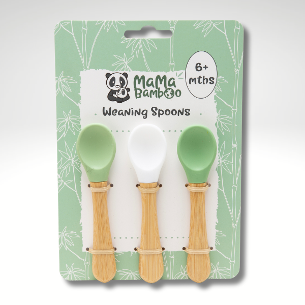 Bamboo Weaning Spoons | organic skincare for kids UK