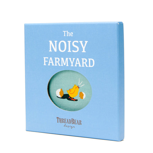 The Noisy Farmyard Rag Book | sustainable organic baby UK