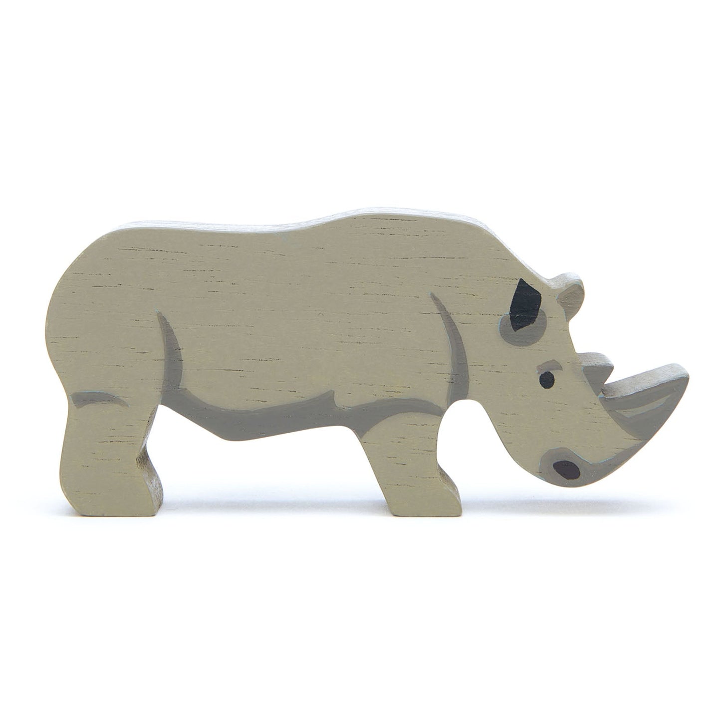 Safari Animal - Rhinoceros | open-ended wooden toy for kids UK