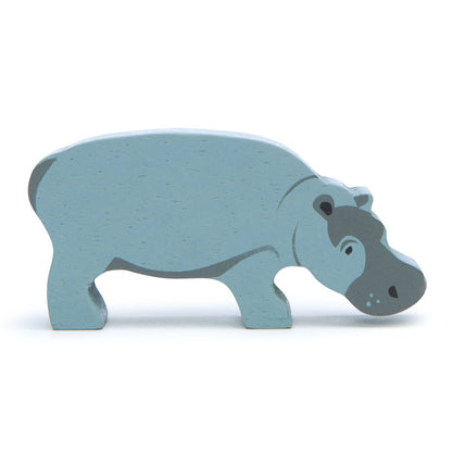 Safari Animal - Hippopotamus — Montessori wooden toy UK | KIDDYKIND