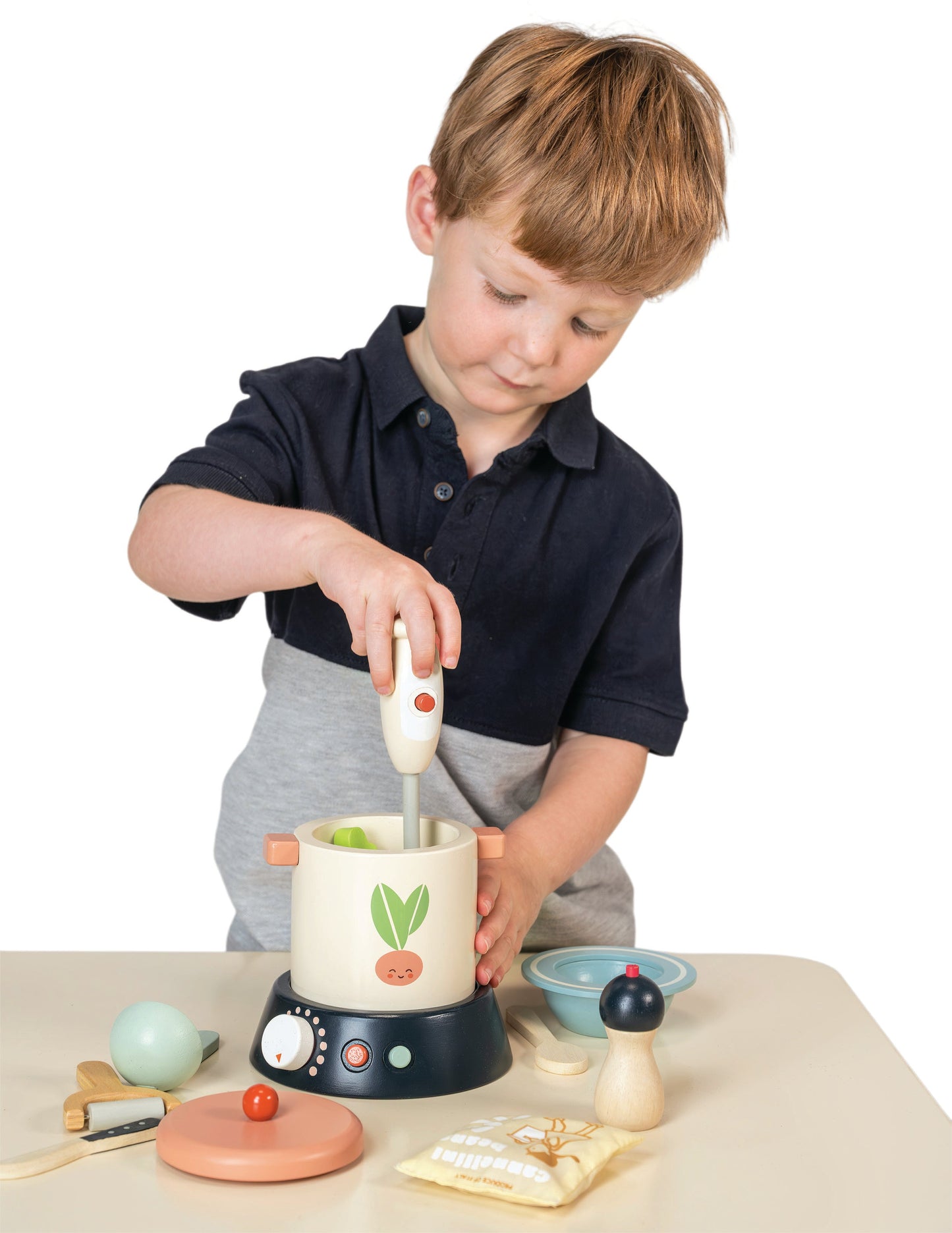 Stir and Serve Soup Set — Montessori wooden toy UK | KIDDYKIND