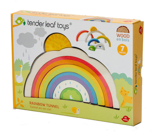 Rainbow Tunnel — Montessori wooden toy UK | KIDDYKIND