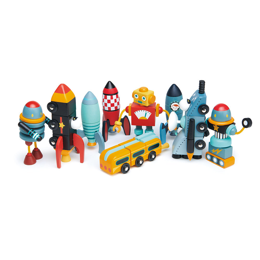 Sustainable Montessori toy: Space Race | KIDDYKIND