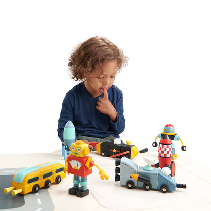Sustainable Montessori toy: Space Race | KIDDYKIND