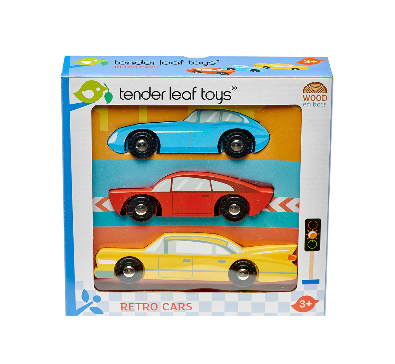 Retro Cars | open-ended wooden toy for kids UK