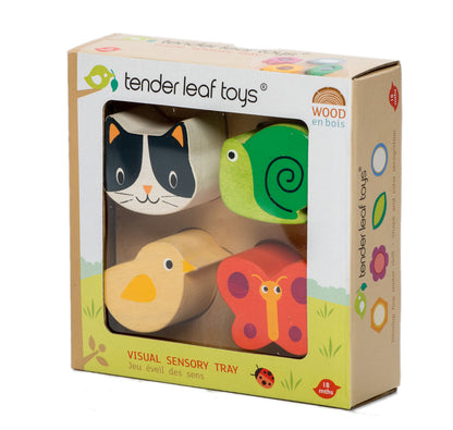 Visual Sensory Tray — Montessori wooden toy UK | KIDDYKIND