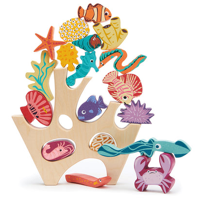 Sustainable Montessori toy: Stacking Coral Reef | KIDDYKIND