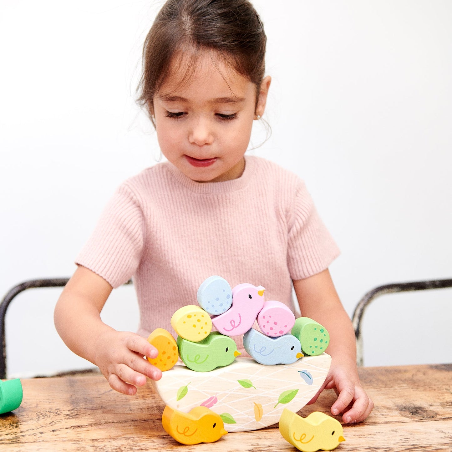 Rocking Baby Birds | natural wooden toy for toddlers UK