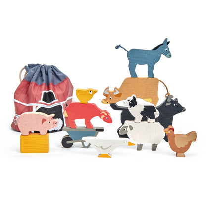 Farmyard Stacker & Farmyard Rag Book Bundle