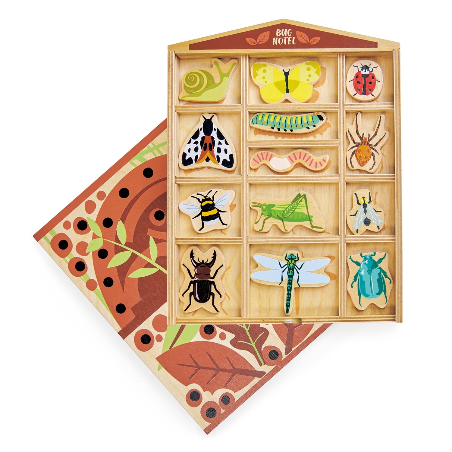 The Bug Hotel | natural wooden toy for toddlers UK
