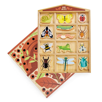 The Bug Hotel | natural wooden toy for toddlers UK