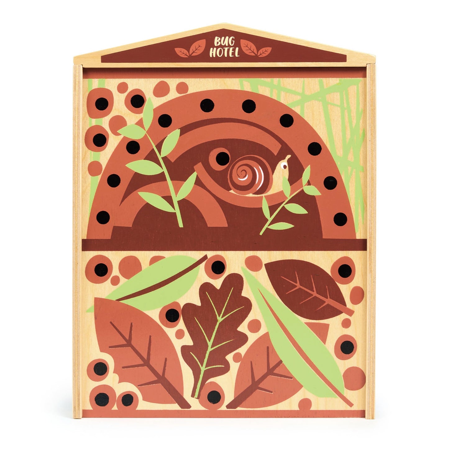 The Bug Hotel | natural wooden toy for toddlers UK